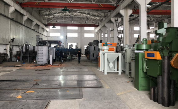 年产4万台套，想用抛丸设备打抛汽车底盘产品